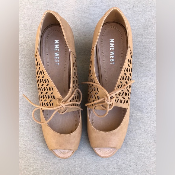 Brand New Nine West Open Toe Pump - Picture 7 of 8